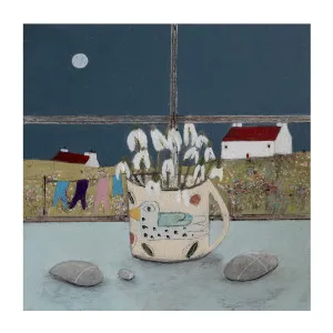 Moonlight Snowdrops , By Louise O'hara by Gioia Wall Art, a Prints for sale on Style Sourcebook