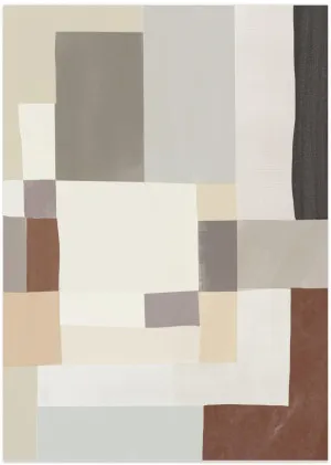 Neutral Geometric Abstract, By Little Dean by Gioia Wall Art, a Prints for sale on Style Sourcebook