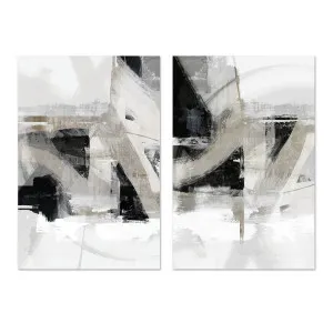 Messy Urban Complex, Style A & B, Set of 2 , By Nina Blue by Gioia Wall Art, a Prints for sale on Style Sourcebook