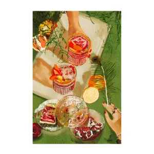 Pomegrante Cocktails , By Ekaterina Zagorska by Gioia Wall Art, a Prints for sale on Style Sourcebook