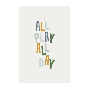 All Play All Day , By Menina Lisboa by Gioia Wall Art, a Prints for sale on Style Sourcebook