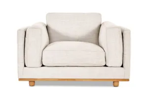 Nevada Modern Armchair, Ivory, by Lounge Lovers by Lounge Lovers, a Chairs for sale on Style Sourcebook