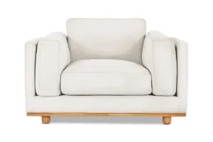 Nevada Modern Armchair, White, by Lounge Lovers by Lounge Lovers, a Chairs for sale on Style Sourcebook