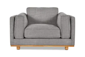 Nevada Modern Armchair, Dark Grey, by Lounge Lovers by Lounge Lovers, a Chairs for sale on Style Sourcebook