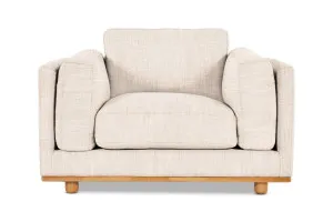 Nevada Modern Armchair, Sienna Natural, by Lounge Lovers by Lounge Lovers, a Chairs for sale on Style Sourcebook