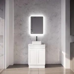 Riva Miami Matte White 600mm Single Bowl Floor Standing Vanity by Riva, a Vanities for sale on Style Sourcebook