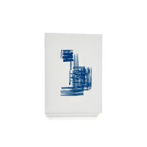 Sagaro abstract canvas in blue and white, 30 x 40 cm by Kave Home, a Wall Hangings & Decor for sale on Style Sourcebook