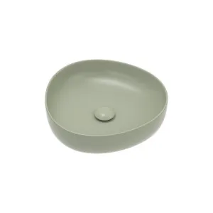 Pebble Small Above Counter Basin, Matte Olive by Fienza, a Basins for sale on Style Sourcebook