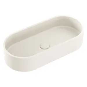 Jada Pill Concrete Above Counter Basin, Warm White by Fienza, a Basins for sale on Style Sourcebook