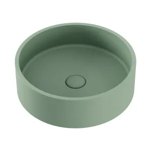 Jada Round Concrete Above Counter Basin, Sage by Fienza, a Basins for sale on Style Sourcebook