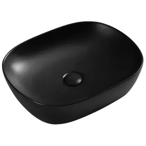 Koko 465 Matte Black Above Counter Basin by Fienza, a Basins for sale on Style Sourcebook