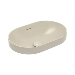 Aluca Pill Ceramic Semi-Inset Basin, Khaki by Fienza, a Basins for sale on Style Sourcebook