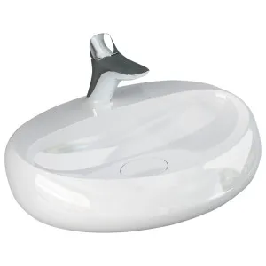 RAK Cloud 650 Wall Basin, Alpine Gloss White by R.A.K, a Basins for sale on Style Sourcebook