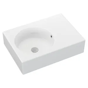 Reba Left Bowl Wall Basin, No Tap Hole by Fienza, a Basins for sale on Style Sourcebook