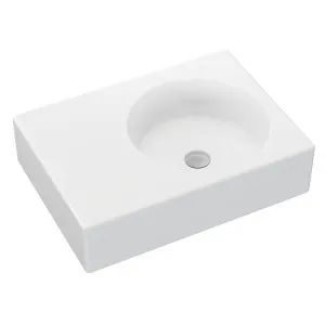 Reba Right Bowl Wall Basin, No Tap Hole by Fienza, a Basins for sale on Style Sourcebook