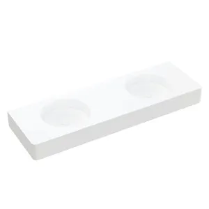 Encanto 1400 Solid Surface Wall Basin, Double Bowl, No Tap Hole by Fienza, a Basins for sale on Style Sourcebook