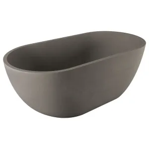 Jada Concrete Bath, Warm Grey by Fienza, a Bathtubs for sale on Style Sourcebook