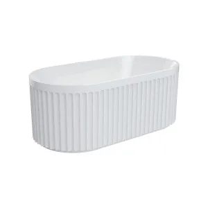 Eleanor Fluted Freestanding Acrylic Bath, 1500mm by Fienza, a Bathtubs for sale on Style Sourcebook