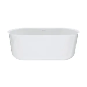 Windsor Freestanding Acrylic Bath with Overflow, 1500mm, Gloss White by Fienza, a Bathtubs for sale on Style Sourcebook