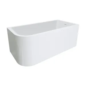 Hustle Left-Hand Multi-Fit Acrylic Bath with Overflow, 1500mm by Fienza, a Bathtubs for sale on Style Sourcebook