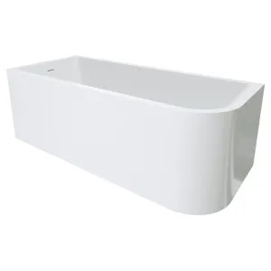 Hustle Right-Hand Multi-Fit Acrylic Bath with Overflow, 1700mm by Fienza, a Bathtubs for sale on Style Sourcebook