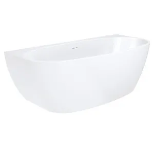 Keeto Back-To-Wall Acrylic Bath with Overflow, 1700mm by Fienza, a Bathtubs for sale on Style Sourcebook