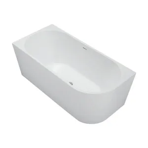 Isabella Right-Hand Acrylic Corner Bath with Overflow, Gloss White, 1500mm by Fienza, a Bathtubs for sale on Style Sourcebook