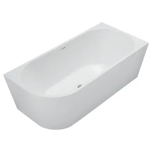 Isabella Left-Hand Acrylic Corner Bath with Overflow, Gloss White, 1700mm by Fienza, a Bathtubs for sale on Style Sourcebook