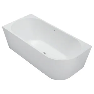 Isabella Right-Hand Acrylic Corner Bath with Overflow, Gloss White, 1700mm by Fienza, a Bathtubs for sale on Style Sourcebook