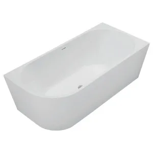 Isabella Left-Hand Acrylic Corner Bath with Overflow, Matte White, 1700mm by Fienza, a Bathtubs for sale on Style Sourcebook