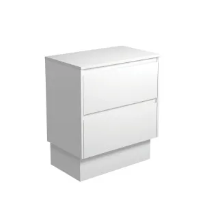 Amato Satin White 750 Cabinet on Kickboard, Satin White Panels by Fienza, a Vanities for sale on Style Sourcebook