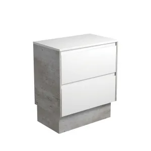 Amato Satin White 750 Cabinet on Kickboard, Industrial Panels by Fienza, a Vanities for sale on Style Sourcebook