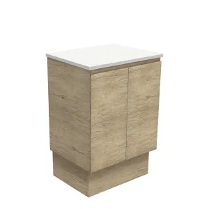 Edge Scandi Oak 600 Cabinet on Kickboard by Fienza, a Vanities for sale on Style Sourcebook