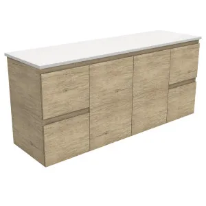 Edge Scandi Oak 1500 Wall-Hung Cabinet by Fienza, a Vanities for sale on Style Sourcebook