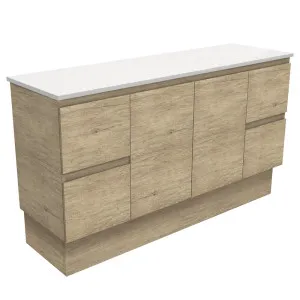 Edge Scandi Oak 1500 Cabinet on Kickboard by Fienza, a Vanities for sale on Style Sourcebook