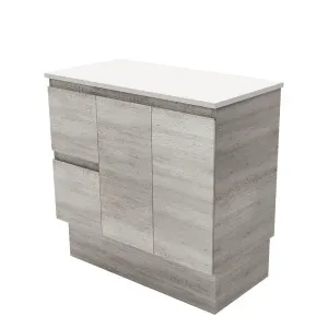 Edge Industrial 900 Cabinet on Kickboard, Left Hand Drawers by Fienza, a Vanities for sale on Style Sourcebook