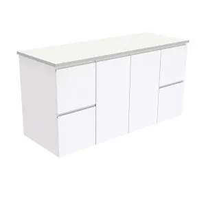 Fingerpull Gloss White 1200 Wall-Hung Cabinet by Fienza, a Vanities for sale on Style Sourcebook