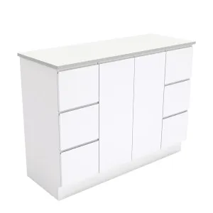 Fingerpull Gloss White 1200 Cabinet on Kickboard by Fienza, a Vanities for sale on Style Sourcebook