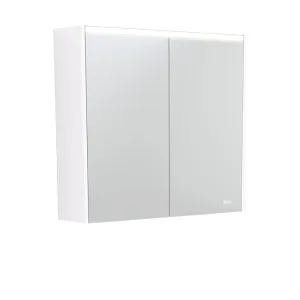 750 LED Mirror Cabinet with Gloss White Side Panels by Fienza, a Shaving Cabinets for sale on Style Sourcebook