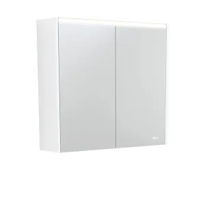 750 LED Mirror Cabinet with Satin White Side Panels by Fienza, a Shaving Cabinets for sale on Style Sourcebook