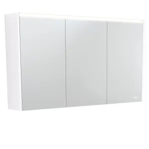 1200 LED Mirror Cabinet with Gloss White Side Panels by Fienza, a Shaving Cabinets for sale on Style Sourcebook