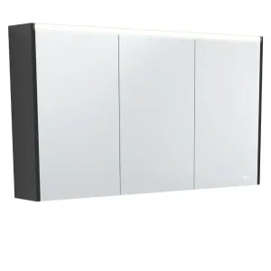 1200 LED Mirror Cabinet with Satin Black Side Panels by Fienza, a Shaving Cabinets for sale on Style Sourcebook