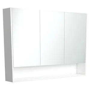 1200 Mirror Cabinet with Display Shelf, Gloss White by Fienza, a Shaving Cabinets for sale on Style Sourcebook