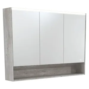 1200 LED Mirror Cabinet with Display Shelf, Industrial by Fienza, a Illuminated Mirrors for sale on Style Sourcebook