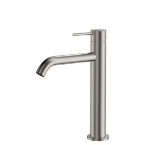 Kaya Medium Basin Mixer, Brushed Nickel by Fienza, a Bathroom Taps & Mixers for sale on Style Sourcebook