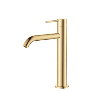 Kaya Medium Basin Mixer, Urban Brass by Fienza, a Bathroom Taps & Mixers for sale on Style Sourcebook