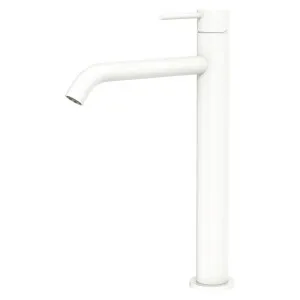 Kaya Tall Basin Mixer, Matte White by Fienza, a Bathroom Taps & Mixers for sale on Style Sourcebook