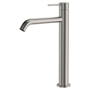 Kaya Tall Basin Mixer, Brushed Nickel by Fienza, a Bathroom Taps & Mixers for sale on Style Sourcebook