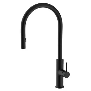 Kaya Pull-Out Sink Mixer, Matte Black by Fienza, a Kitchen Taps & Mixers for sale on Style Sourcebook