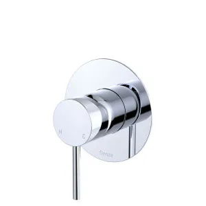 Kaya Wall Mixer, Large Round Plate, Chrome by Fienza, a Shower Heads & Mixers for sale on Style Sourcebook